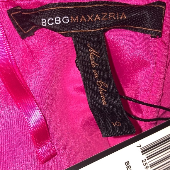 BCBGMaxAriza Floral Begoniacombo Pink Dress 10 - Picture 12 of 13